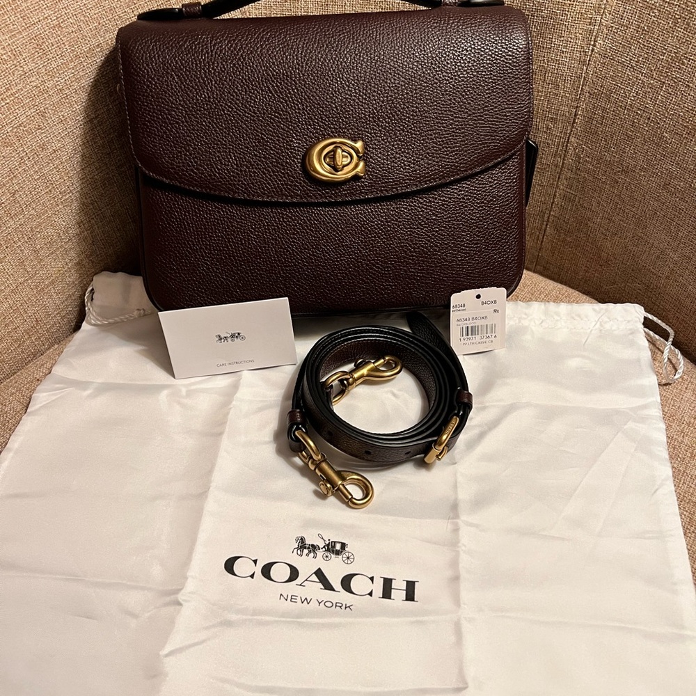 Coach Cassie 19 Oxblood Like New